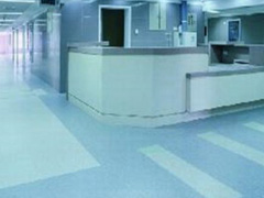 Homogeneous Hospital flooring